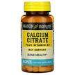 Фото товару Mason, Calcium Citrate Plus Vitamin D3, Кальцій та вітамін D3,...