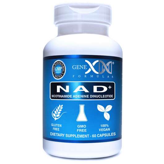 Основне фото товара Genex Formulas, NAD+ Nicotinamide Adenine Dinucleotide 250 mg,...