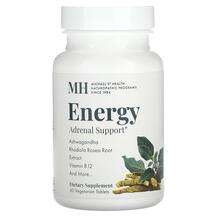 MH, Energy Adrenal Support, Підтримка наднирників, 60 таблеток