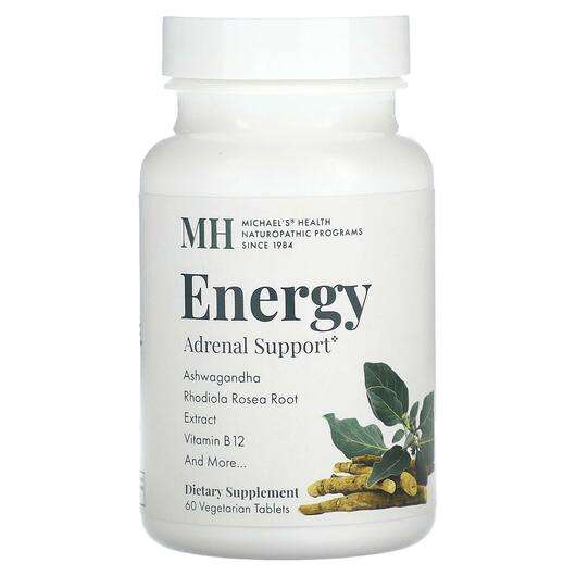 Основне фото товара MH, Energy Adrenal Support, Підтримка наднирників, 60 таблеток