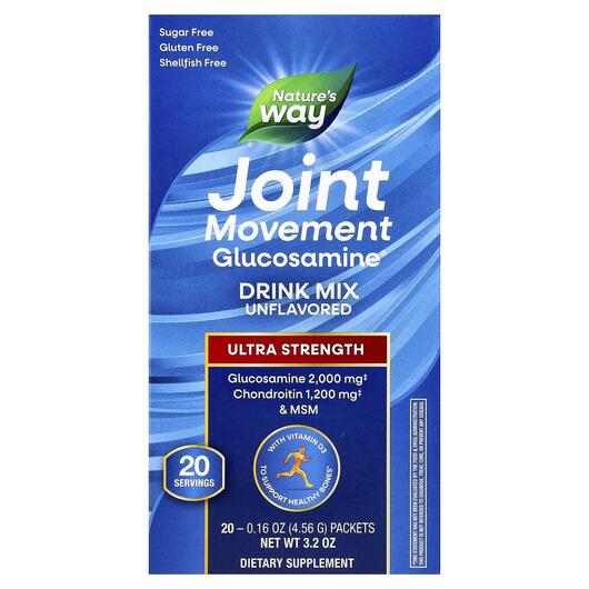 Основне фото товара Joint Movement Glucosamine Drink Mix, Глюкозамін Хондроітин, 20 ш