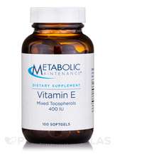 Vitamin E Complex Mixed Tocopherols 400 IU, Вітамін E Токоферо...