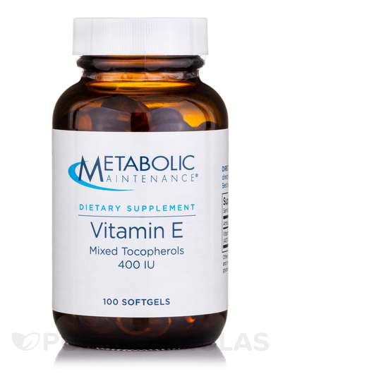 Основное фото товара Витамин E Токоферолы, Vitamin E Complex Mixed Tocopherols 400 ...