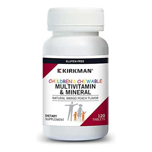 Children's Chewable Multi-Vitamin/Mineral Wafers w, Жувальні Мультивітаміни для дітей з ксиліту, 120 цукерок