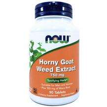 Now, Horny Goat Weed Extract 750 mg, 90 Tablets