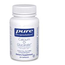 Pure Encapsulations, Calcium-D-Glucarate, 60 Capsules