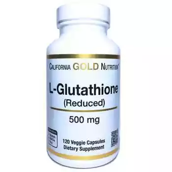 L-Glutathione 500 mg Reduced, L-Глутатіон 500 мг, 120 капсул