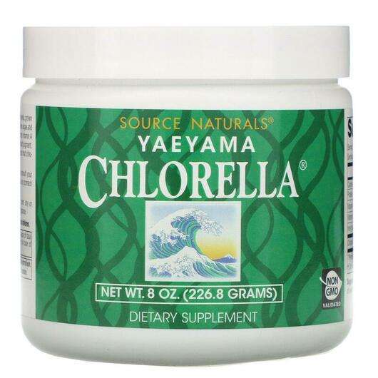 Основне фото товара Source Naturals, Yaeyama Chlorella Powder, Хлорела, 226.8 г