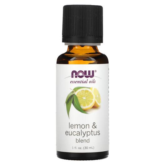 Основное фото товара Эфирное масло, Pure Essential Oil Lemon & Eucalyptus Blend, 3