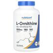 Nutricost, L-Орнитин, L-Ornithine 500 mg, 180 капсул