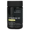 Фото товара Sports Research, Витамин K2, Vitamin K2 Extra Strength 180 mcg...