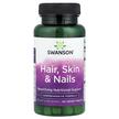 Фото товару Swanson, Hair Skin & Nails, Шкіра нігті волосся, 60 таблеток