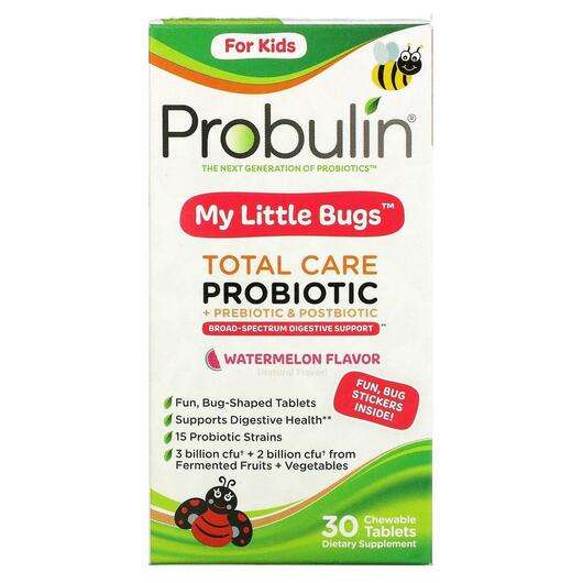 Основное фото товара Probulin, Пробиотики, For Kids My Little Bugs Probiotic + Preb...