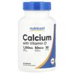 Nutricost, Calcium with Vitamin D, Кальцій, 60 таблеток