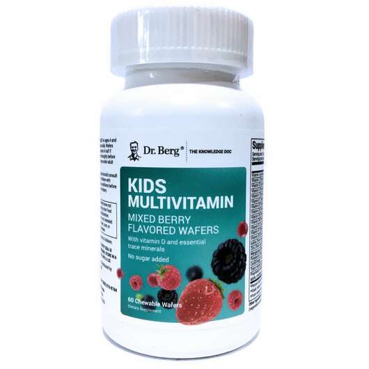 Kids Chewable Multivitamin, Kids Chewable Multivitamin, 60 таблеток
