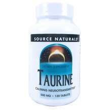 Source Naturals, Taurine 500 mg, 120 Tablets