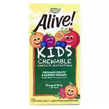 Nature's Way, Alive! Kids Chewable Multi, Мультивітаміни, 120 ...
