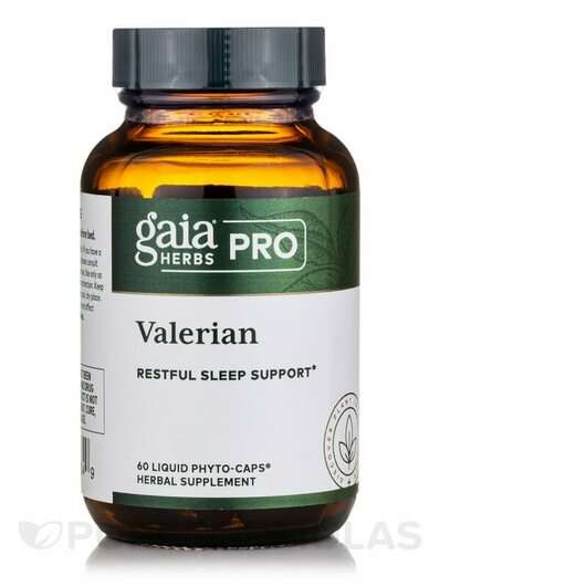 Основное фото товара Gaia Herbs, Валериана, Valerian, 60 Liquid капсул