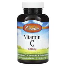 Вітамін C Vitamin C 1000 mg Carlson 100 таблеток