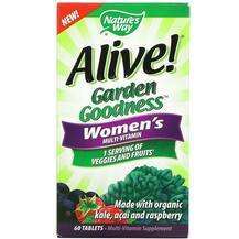 Мультивитамины для женщин, Alive! Garden Goodness Women's Mult...