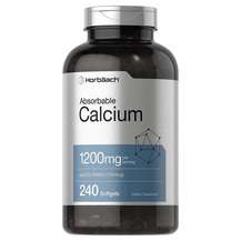 Horbaach, Absorbable Calcium, Кальцій, 240 капсул