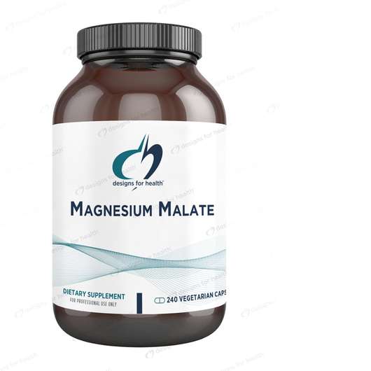 Основное фото товара Designs for Health, Магний Малат, Magnesium Malate, 240 капсул