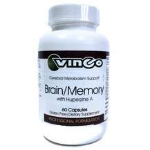 Vinco, Поддержка мозга, Brain/Memory with Huperzine A, 60 капсул