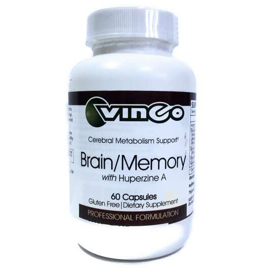 Brain/Memory with Huperzine A, Підтримка роботи мозку, 60 капсул