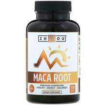 Zhou Nutrition, Organic Maca Root, Мака, 120 капсул