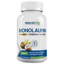 Natural Cure Labs, Premium Monolaurin 600mg, 100 Capsules