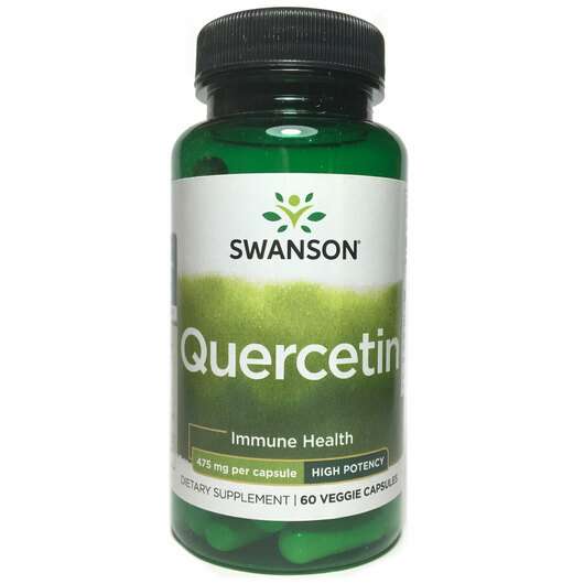 Quercetin 475 mg, Кверцетин, 60 капсул