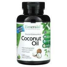 Emerald, Кокосовое масло, Coconut Oil, 120 капсул