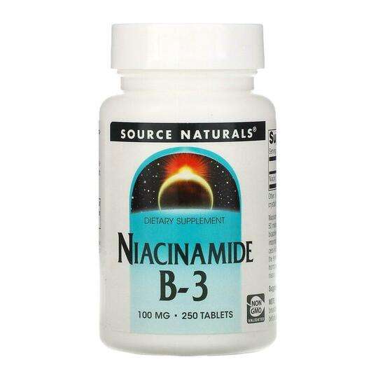 Niacinamide B 3 100 mg 250, Ніацинамід вітамін B 3 100 міліграм, 250 таблеток