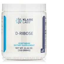 Klaire Labs SFI, D-Ribose Powder, D-рибоза в порошку, 300 г