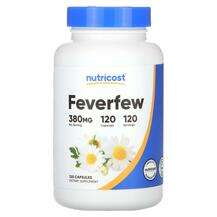 Nutricost, Feverfew 380 mg, Піретрум, 120 капсул
