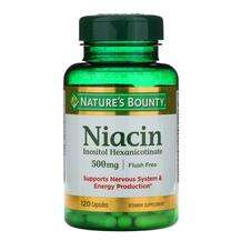 Nature's Bounty, Flush Free Niacin 500 mg, 120 Capsules