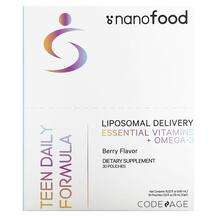 Nanofood Teen Daily Formula Liposomal Delivery, Мультивітаміни...
