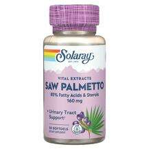 Solaray, Сав Пальметто, Vital Extracts Saw Palmetto 160 mg, 30...
