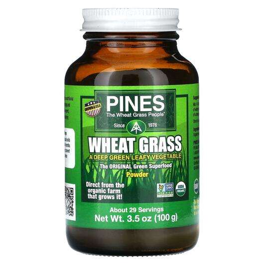 Основное фото товара Pines International, Пророщенная пшеница, Wheat Grass Powder, ...
