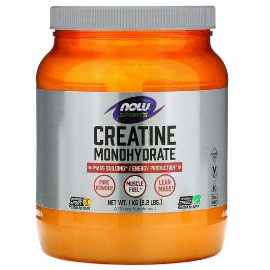 Основное фото товара Now, Моногидрат Креатина, Creatine Monohydrate Powder, 1 кг