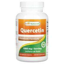 Best Naturals, Кверцетин, Quercetin 500 mg, 120 капсул