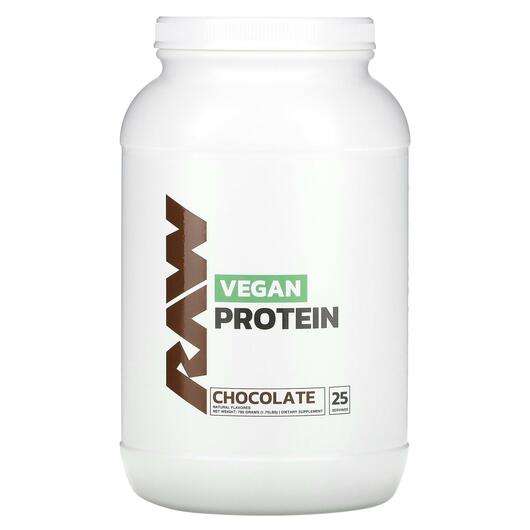 Основне фото товара Raw Nutrition, Vegan Protein Chocolate, Протеїн Веганский, 795 г