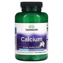 Swanson, Кальций, Calcium Vanilla Cream 500 mg, 100 таблеток