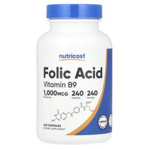 Вітамін B9 Фолієва кислота Folic Acid 1000 mcg