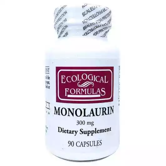 Основне фото товара Ecological Formulas, Monolaurin 300 mg, Монолаурин 300 мг, 90 ...