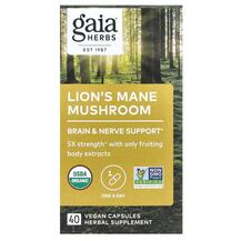 Lion's Mane Mushroom Гриб Львиная грива Gaia Herbs