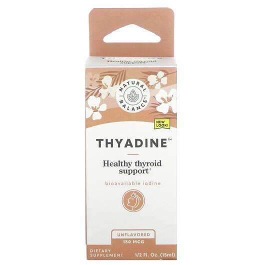 Основне фото товара Thyadine Healthy Thyroid Support Unflavored 150 mcg, Підтримка...