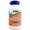 Фото товару Now, Black Walnut Hulls 500 mg, Чорний горіх 500 мг, 100 капсул