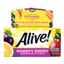 Alive! Women's Energy, Мультивітаміни для жінок, 50 таблеток