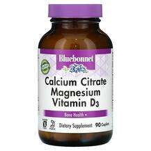 Bluebonnet, Calcium Citrate Magnesium Vitamin D3, 90 Caplets